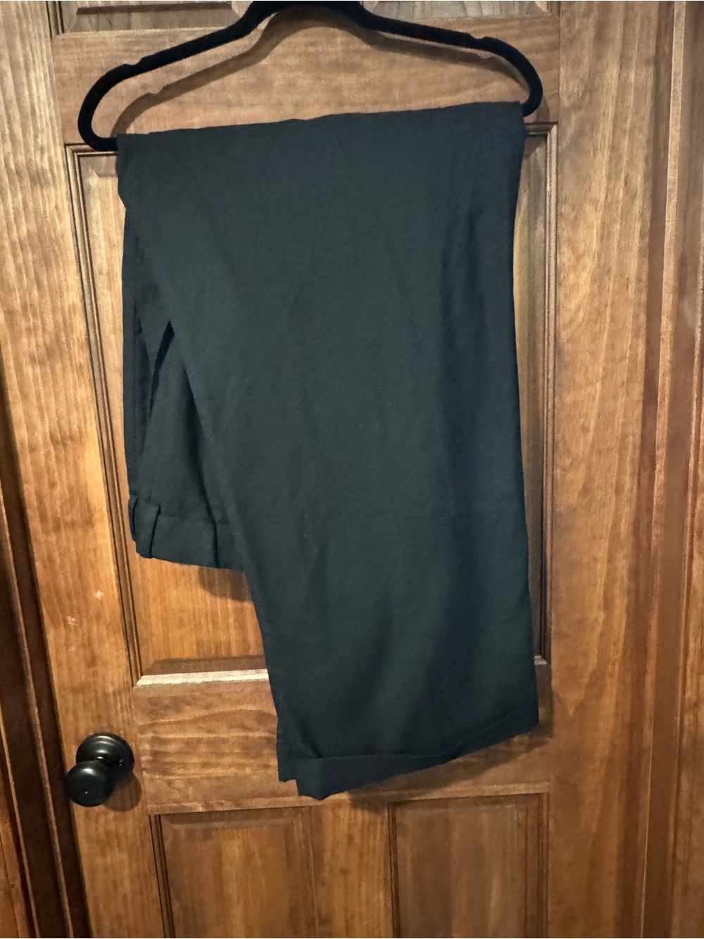 Stafford Black Men's Dress Pants - Classic Tailored Look
